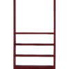 Score Counter Deluxe 6 Cue Wall Rack - Wine